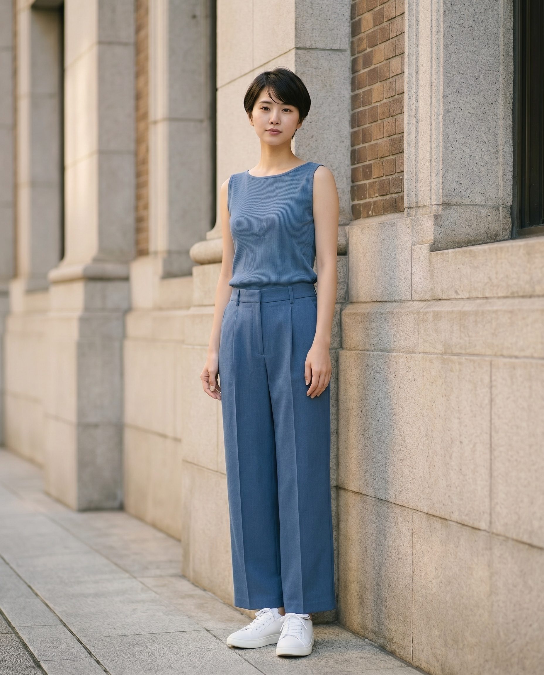 洋服専門AIで合成された着用画像